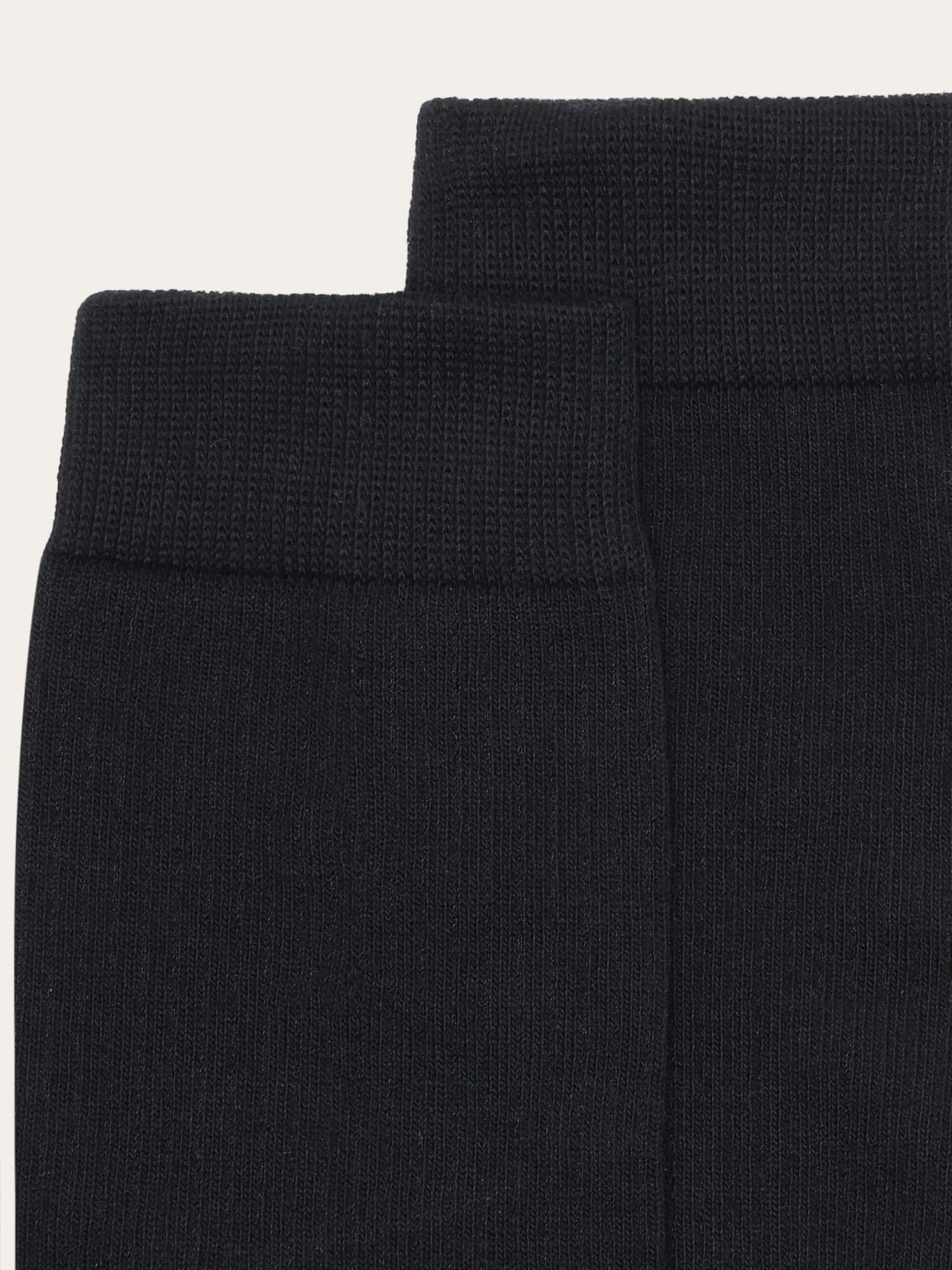 1-pack Classic Sock - GOTS/Vegan - Black Jet 4 1-pack Classic Sock - GOTS/Vegan - Black Jet - Image 2