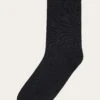 1-pack Classic Sock - GOTS/Vegan - Black Jet 2 1-pack Classic Sock - GOTS/Vegan - Black Jet -Knowledge Cotton Apparel Store 1 pack classic sock GOTS Vegan Socks 4130023 1300 Black Jet