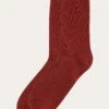 1-pack Classic Sock - GOTS/Vegan - Fired Brick 1 1-pack Classic Sock - GOTS/Vegan - Fired Brick -Knowledge Cotton Apparel Store 1 pack classic sock GOTS Vegan Socks 4130023 1478 Fired Brick