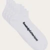 2-pack Footie - Bright White 1 2-pack Footie - Bright White -Knowledge Cotton Apparel Store 2 pack footie Socks 4130001 1010 Bright White