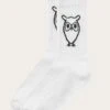 2-pack Tennis Sock - Bright White -Knowledge Cotton Apparel Store 2 pack tennis sock Socks 4130003 1010 Bright White