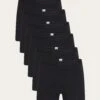 6 Pack Underwear - Black Jet 2 6 Pack Underwear - Black Jet -Knowledge Cotton Apparel Store 6 pack underwear Underwears 1110077 1300 Black Jet