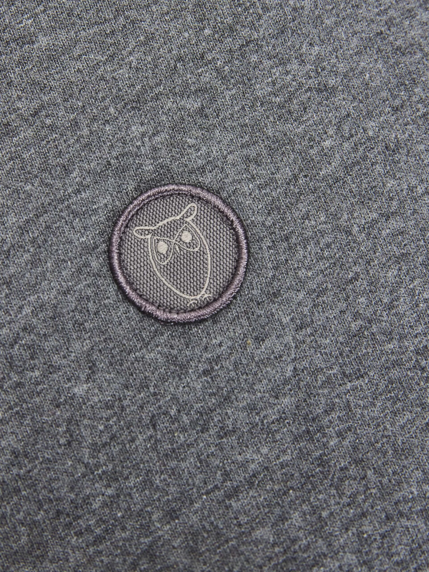 Badge Long Sleeve - Dark Grey Melange 9 Badge Long Sleeve - Dark Grey Melange - Image 7