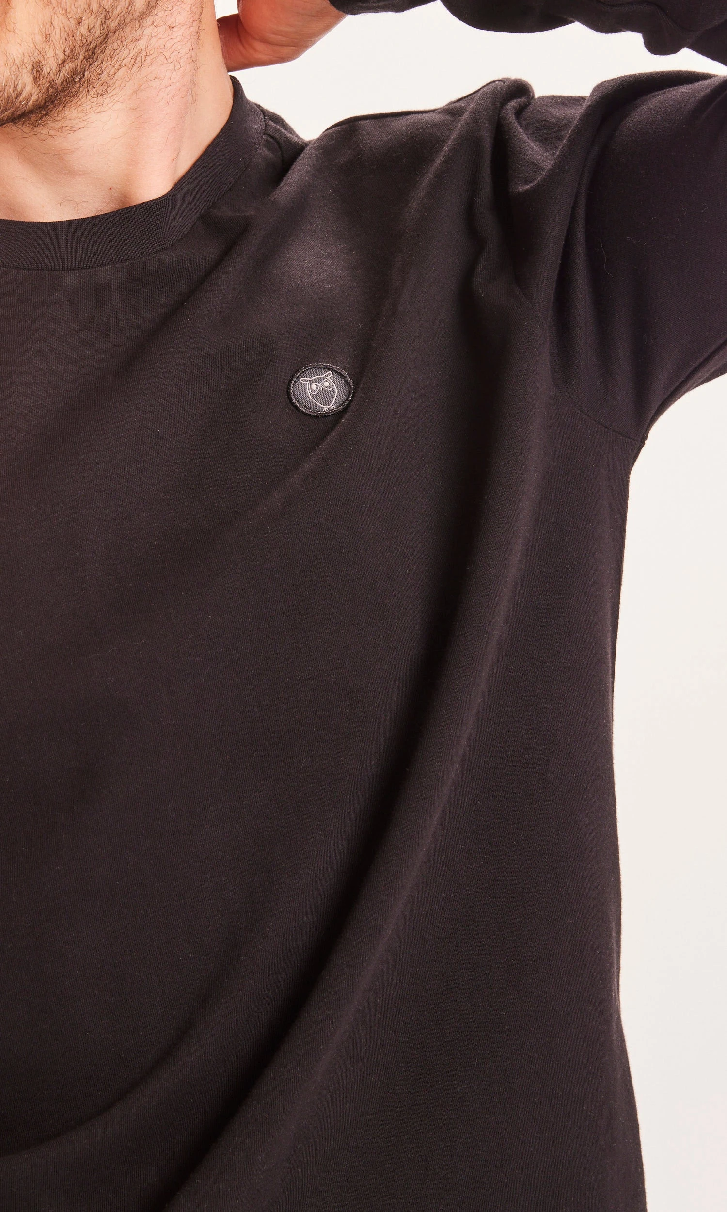 Badge Long Sleeve - Black Jet 7 Badge Long Sleeve - Black Jet - Image 5