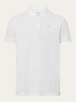 Basic Badge Polo - Bright White