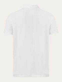 Basic Badge Polo - Bright White 16 Basic Badge Polo - Bright White -Knowledge Cotton Apparel Store Basic badge polo Polos 20092 1010 Bright White 5