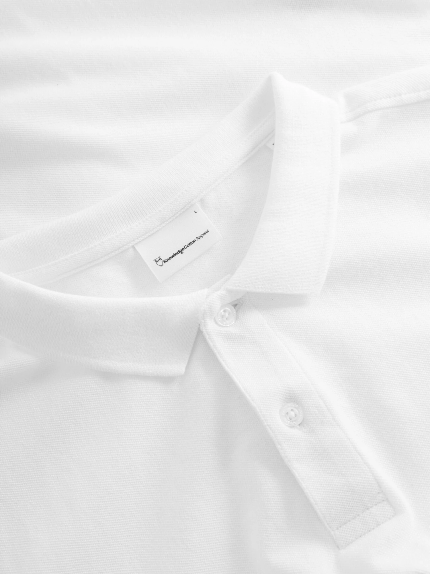 Basic Badge Polo - Bright White 9 Basic Badge Polo - Bright White - Image 7