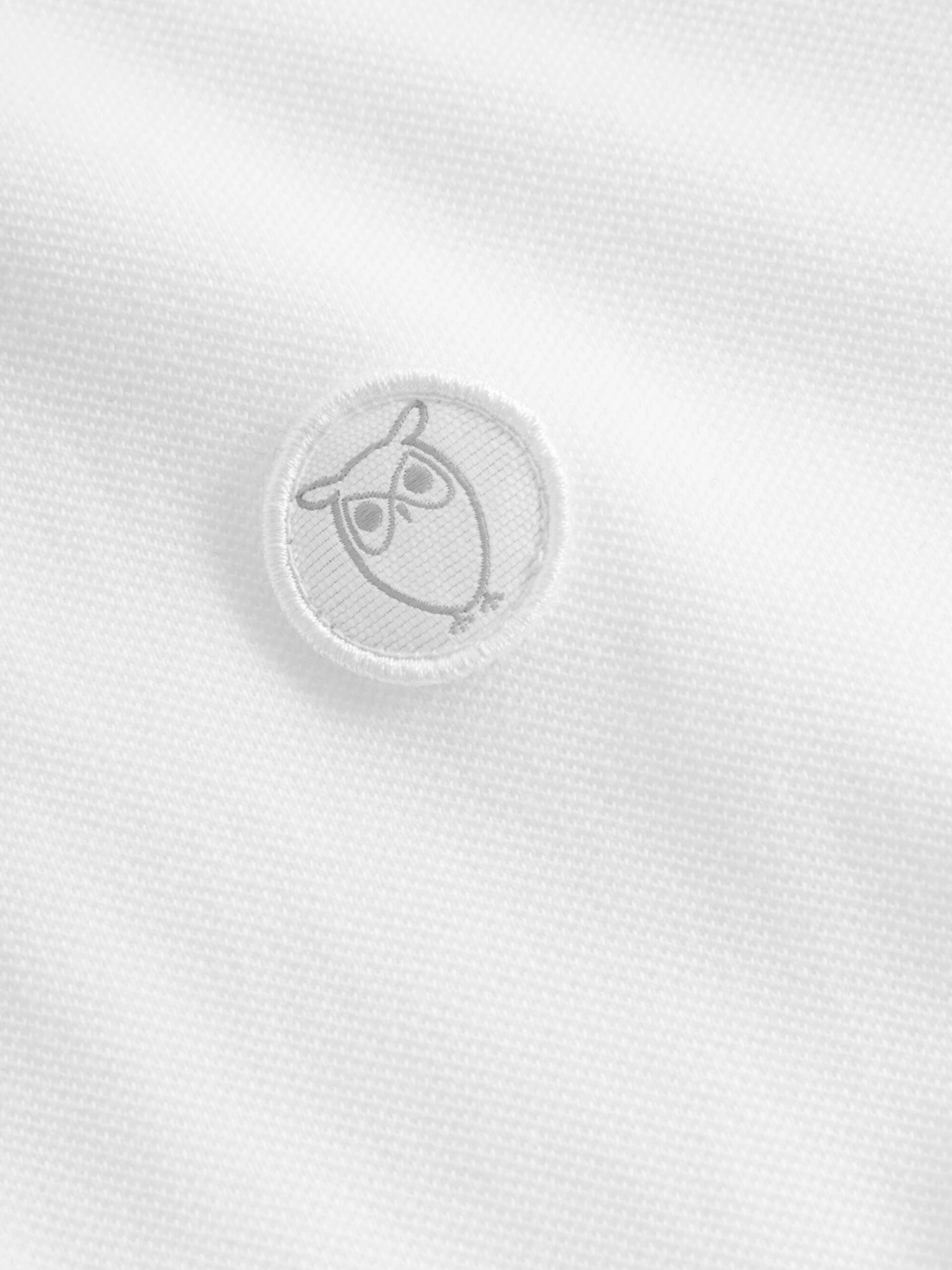 Basic Badge Polo - Bright White 10 Basic Badge Polo - Bright White - Image 8