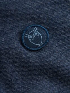 Basic Badge Polo - Insigna Blue Melange 18 Basic Badge Polo - Insigna Blue Melange -Knowledge Cotton Apparel Store Basic badge polo Polos 20092 1257 Insigna Blue melange 7