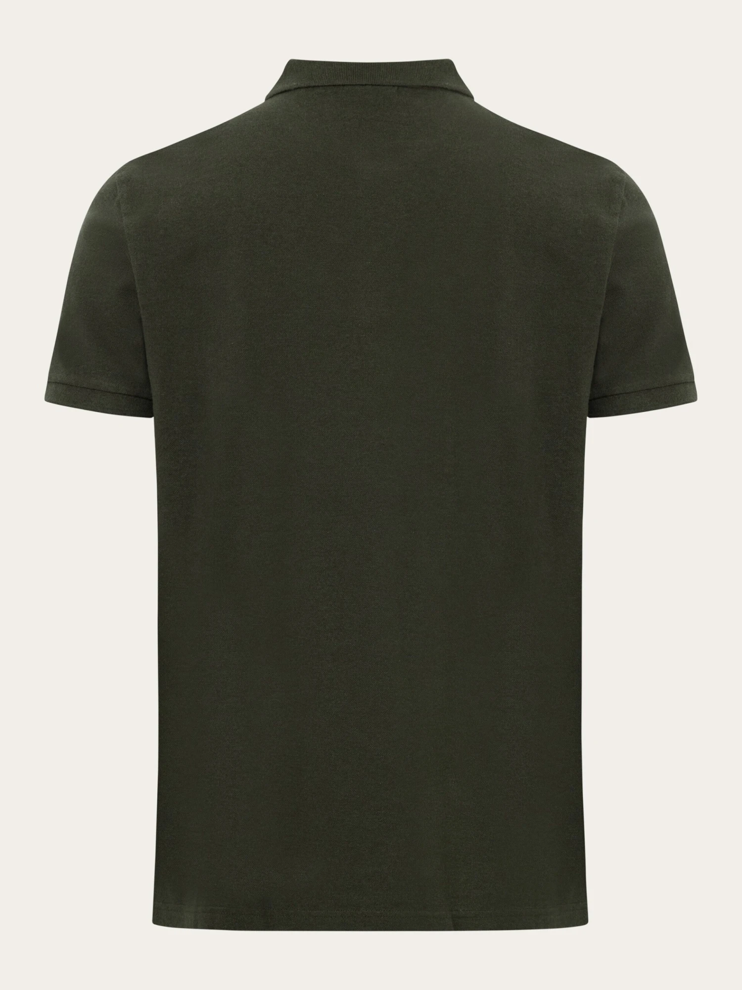 Basic Badge Polo - Green Melange 7 Basic Badge Polo - Green Melange - Image 6