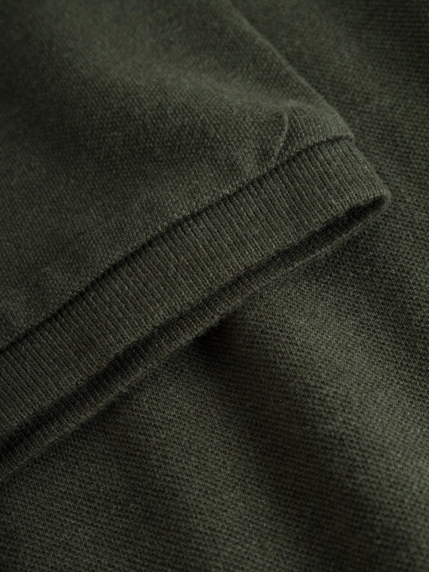 Basic Badge Polo - Green Melange 10 Basic Badge Polo - Green Melange - Image 9