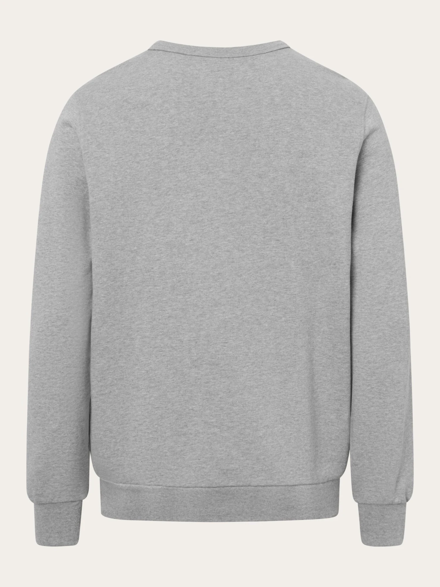 Basic Badge Sweat - Grey Melange 8 Basic Badge Sweat - Grey Melange - Image 6