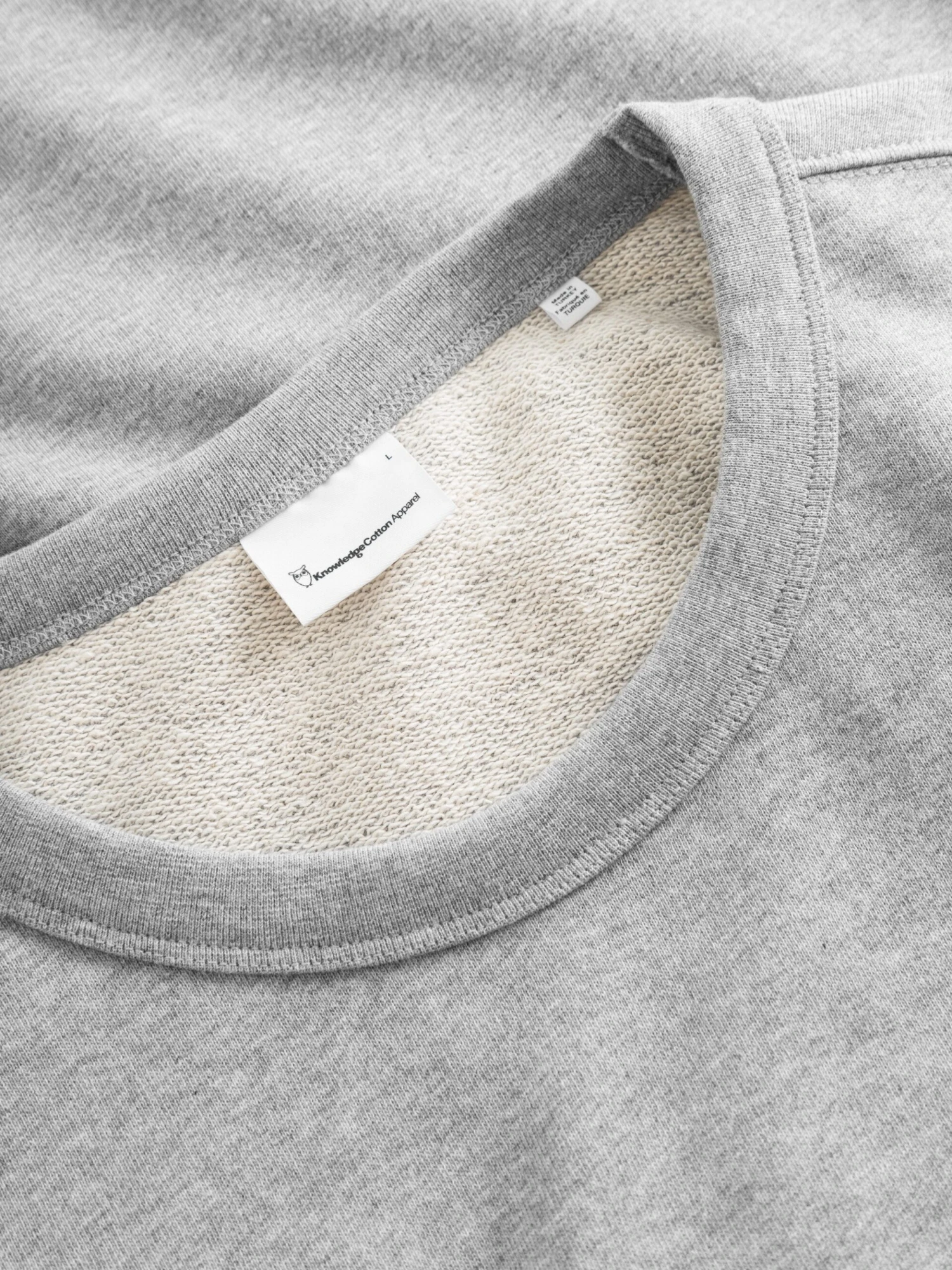 Basic Badge Sweat - Grey Melange 9 Basic Badge Sweat - Grey Melange - Image 7