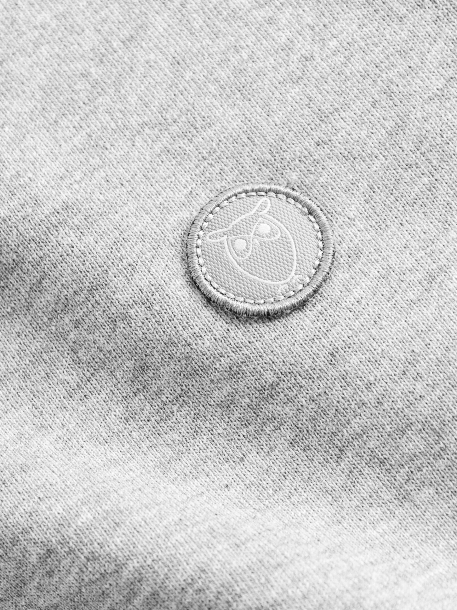 Basic Badge Sweat - Grey Melange 10 Basic Badge Sweat - Grey Melange - Image 8