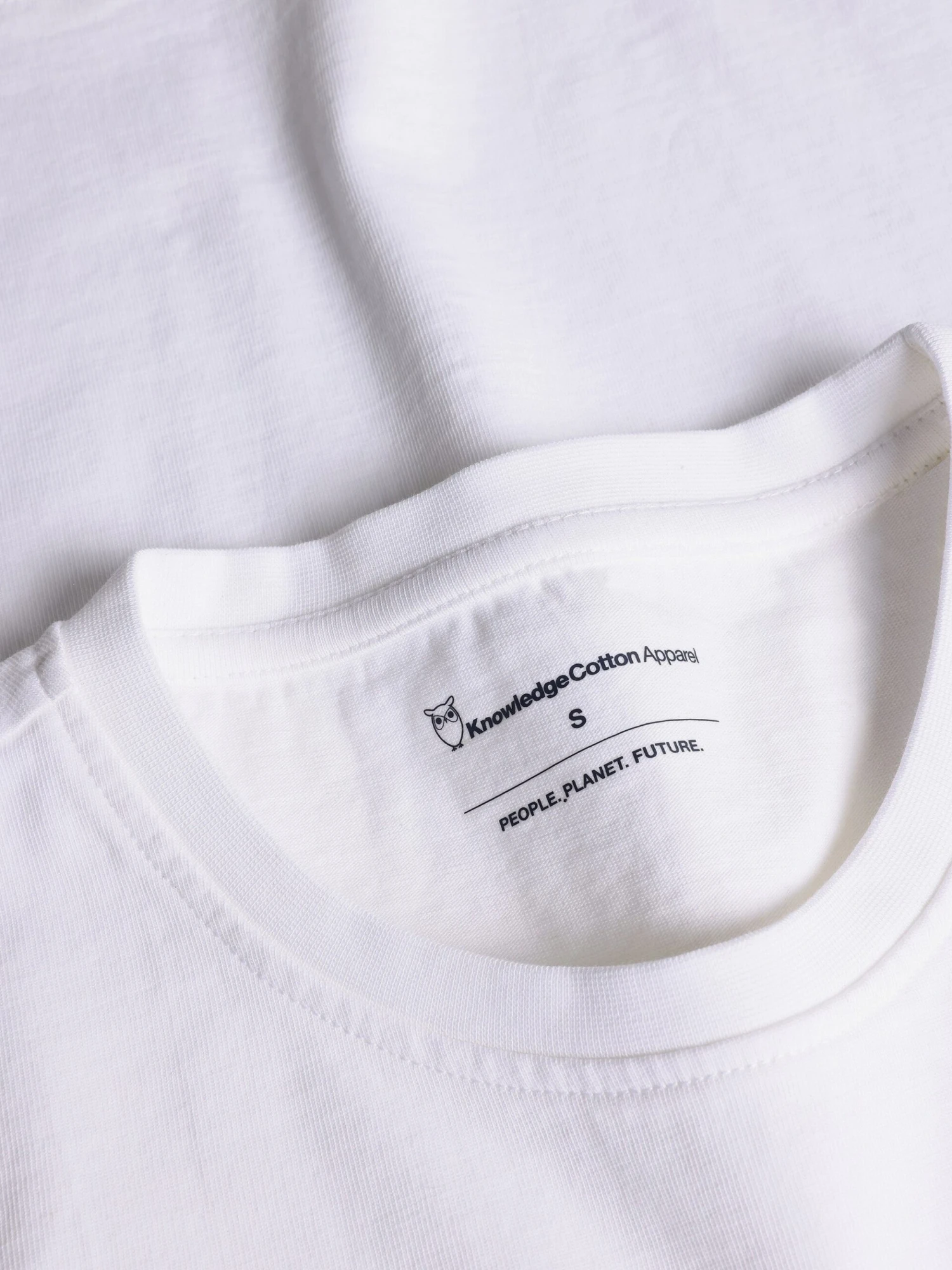 Basic Badge Tee - Regenerative Organic Certified™ - GOTS/Vegan - Bright White - Image 2