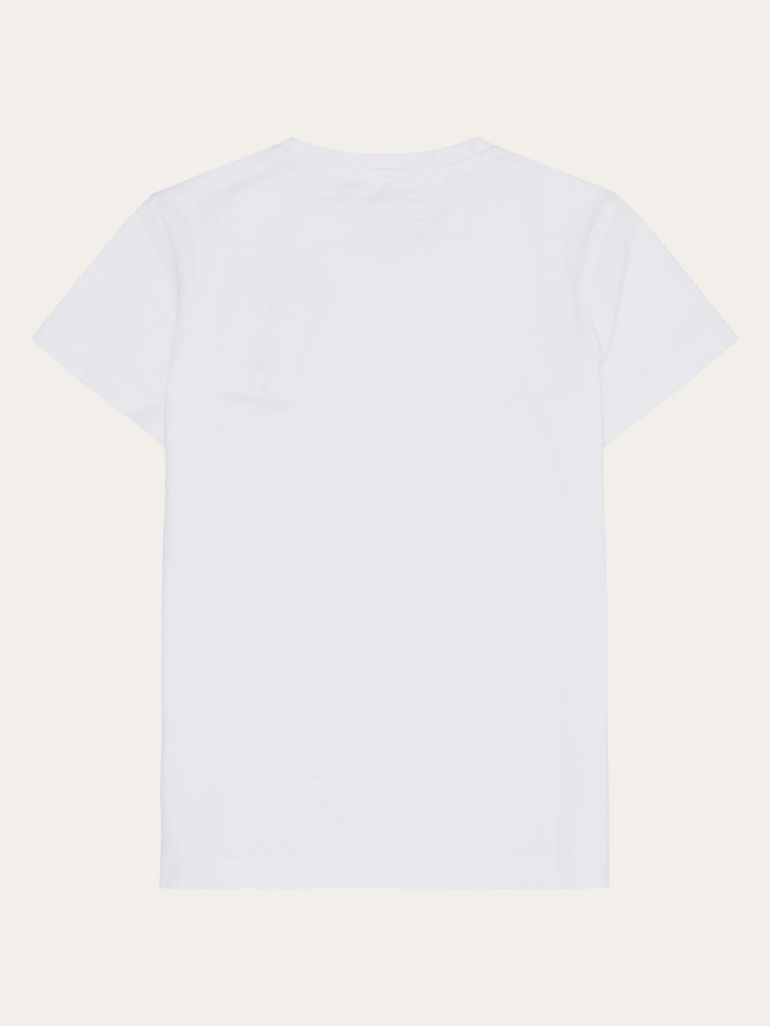 Basic Badge Tee - Regenerative Organic Certified™ - GOTS/Vegan - Bright White - Image 3