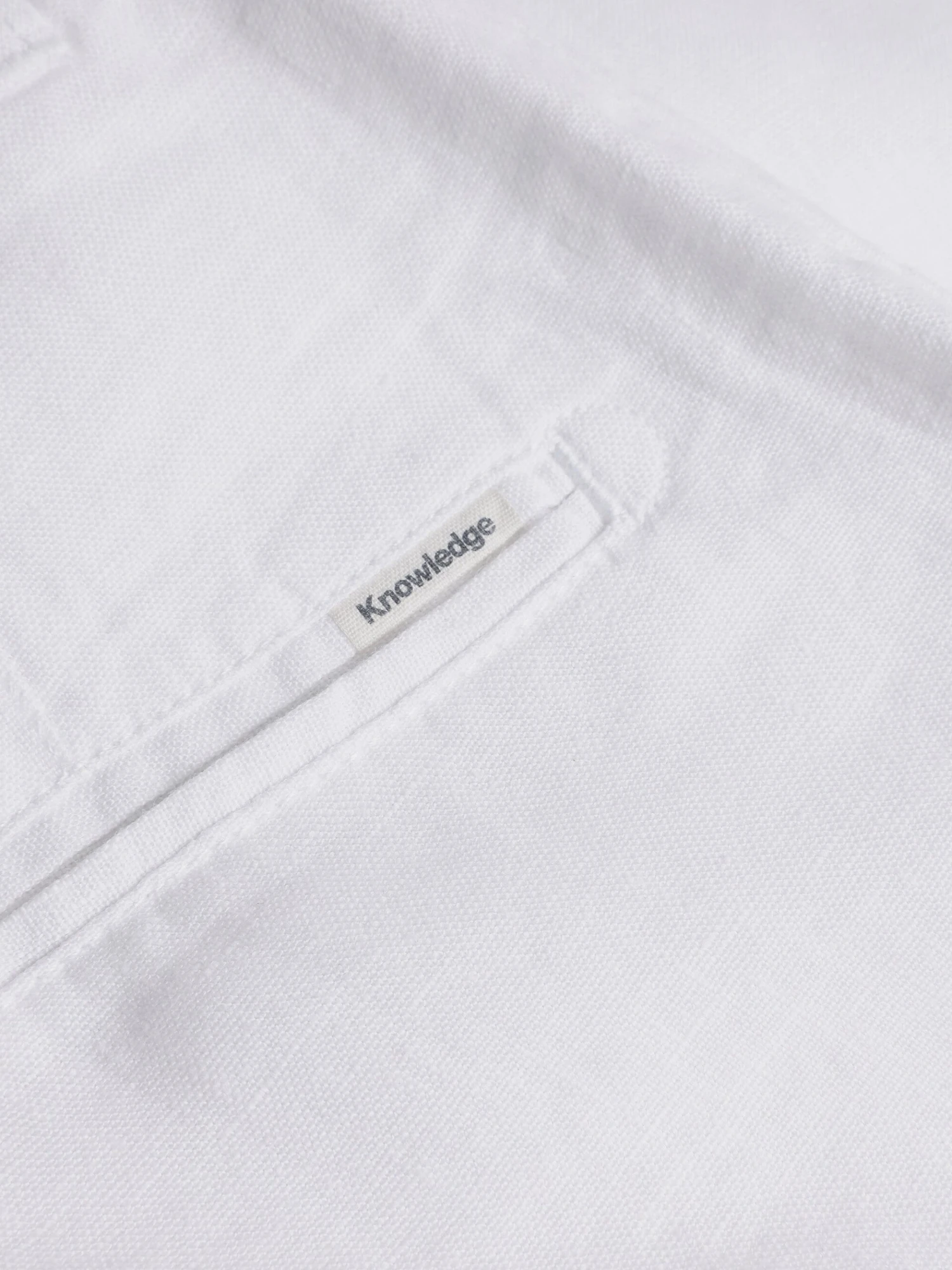 CALLA Tapered Mid-rise Linen Pants - GOTS/Vegan - Bright White 4 CALLA Tapered Mid-rise Linen Pants - GOTS/Vegan - Bright White - Image 2