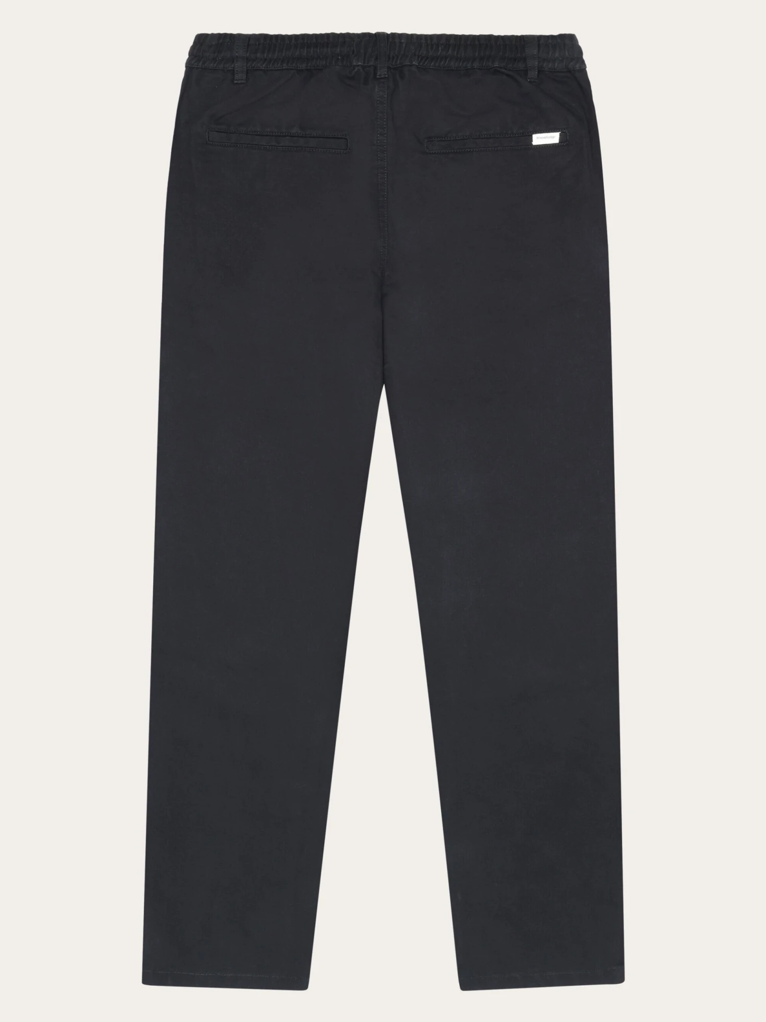 CHLOE Barrel Mid-rise Twill Chino - GOTS/Vegan - Black Jet 4 CHLOE Barrel Mid-rise Twill Chino - GOTS/Vegan - Black Jet - Image 2