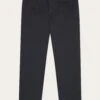 CHLOE Barrel Mid-rise Twill Chino - GOTS/Vegan - Black Jet 1 CHLOE Barrel Mid-rise Twill Chino - GOTS/Vegan - Black Jet -Knowledge Cotton Apparel Store CHLOE barrel mid rise twill chino GOTS Vegan Pants 2070069 1300 Black Jet