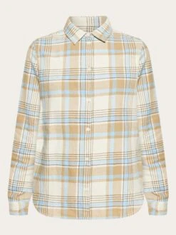 Check Flannel Shirt - GOTS/Vegan - Blue Check