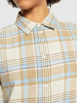 Check Flannel Shirt - GOTS/Vegan - Blue Check 11 Check Flannel Shirt - GOTS/Vegan - Blue Check -Knowledge Cotton Apparel Store Check flannel shirt GOTS Vegan Shirts 2090055 7021 blue check 4