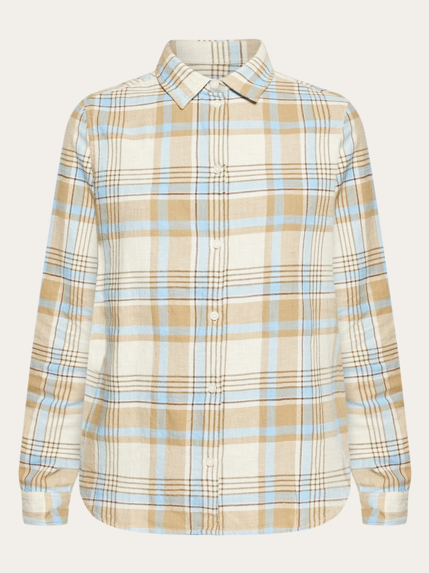 Check Flannel Shirt - GOTS/Vegan - Blue Check 3 Check Flannel Shirt - GOTS/Vegan - Blue Check