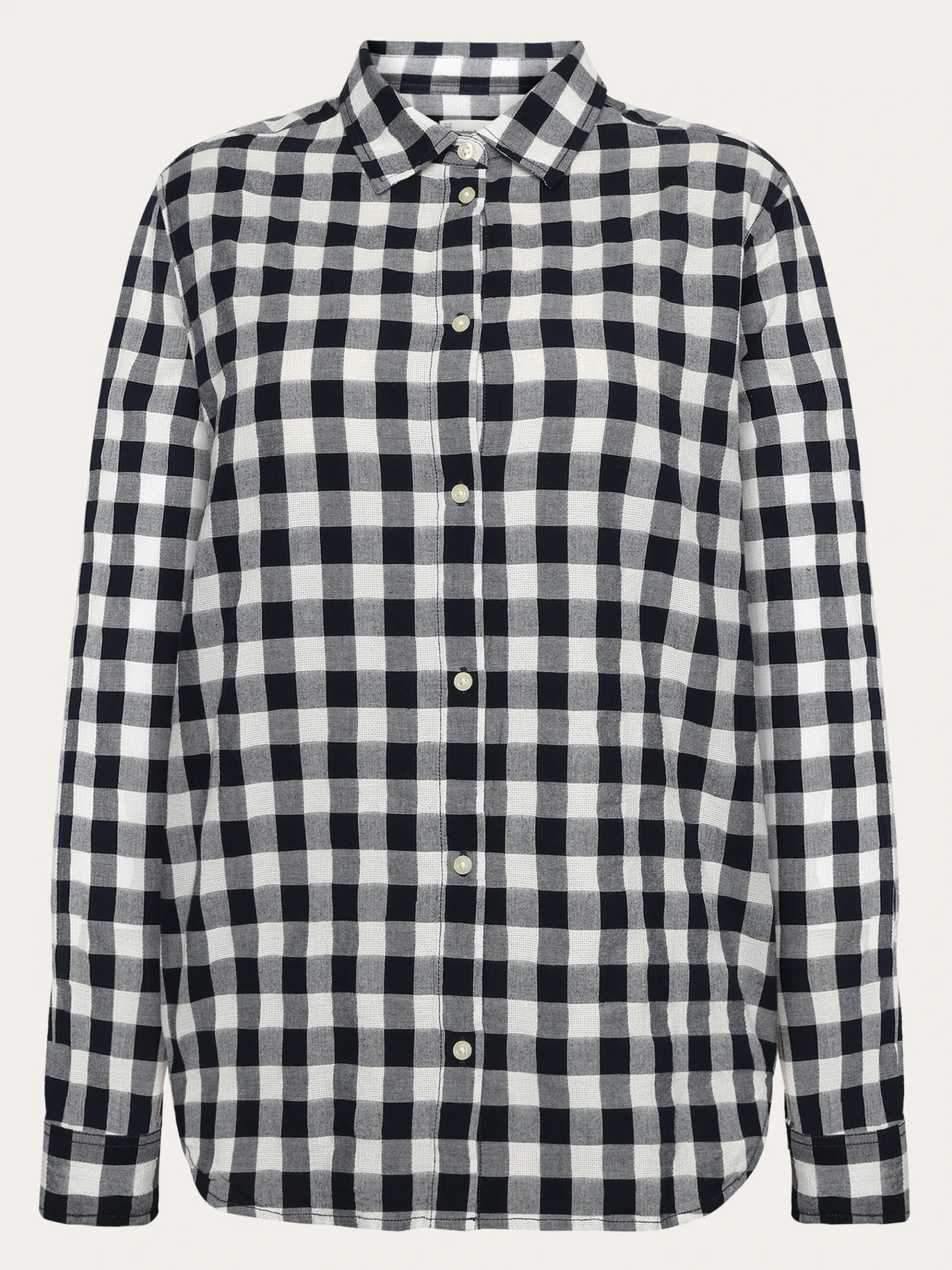 Check Long Sleeved Shirt - GOTS/Vegan - Night Sky 3 Check Long Sleeved Shirt - GOTS/Vegan - Night Sky