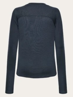 Dynamic Wool Long Sleeve T-shirt - Total Eclipse -Knowledge Cotton Apparel Store Cleaver Wool 175 Single constructed long sleeve t shirt RWS Long Sleeves 2120008 1001 Total Eclipse 1