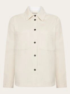 Corduroy Overshirt - Egret