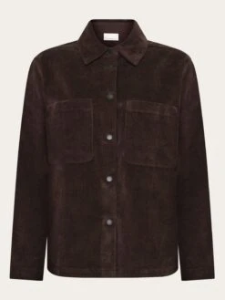 Corduroy Overshirt - Chocolate Torte