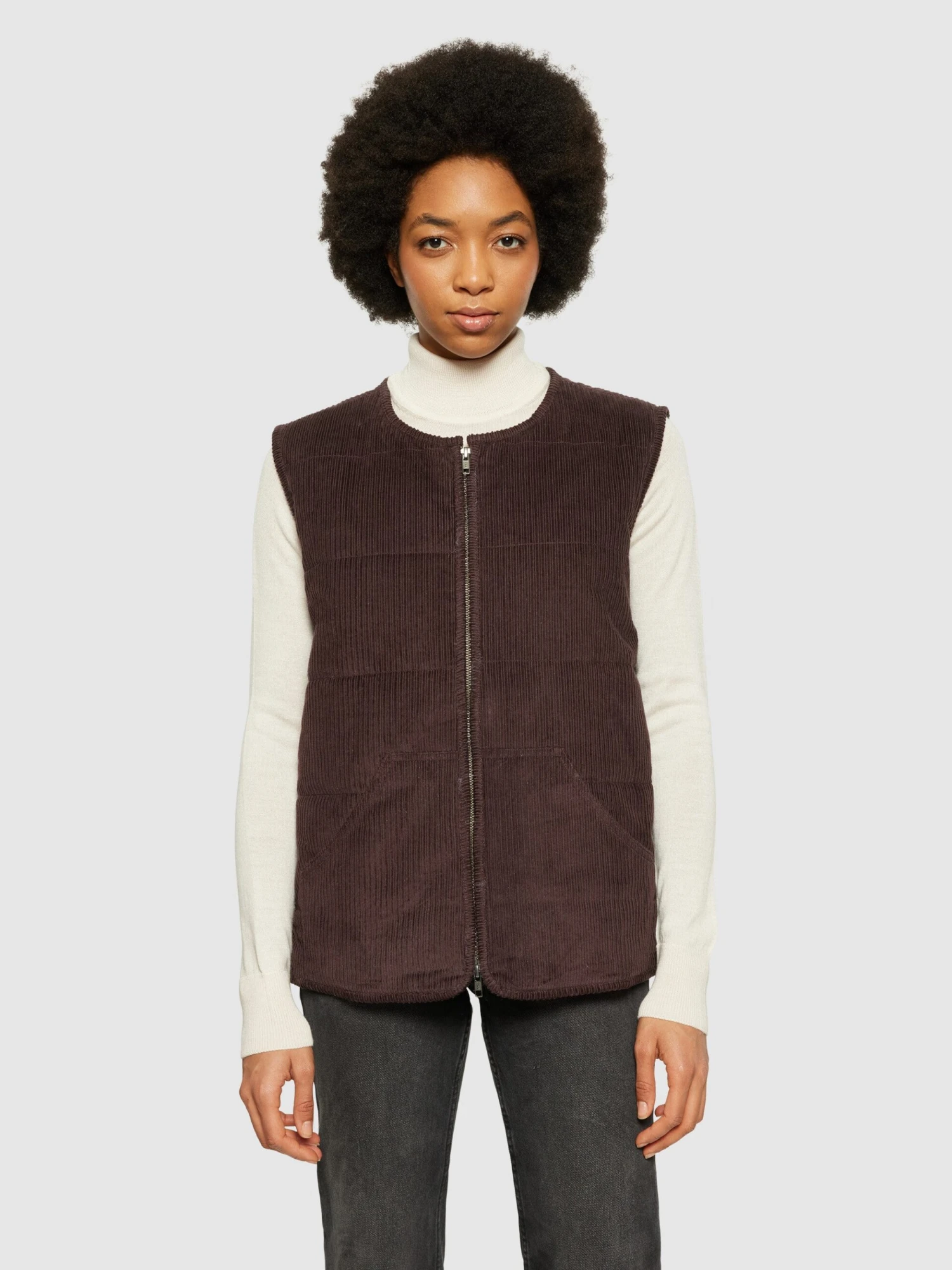 Corduroy Overshirt - Chocolate Plum 4 Corduroy Overshirt - Chocolate Plum - Image 2