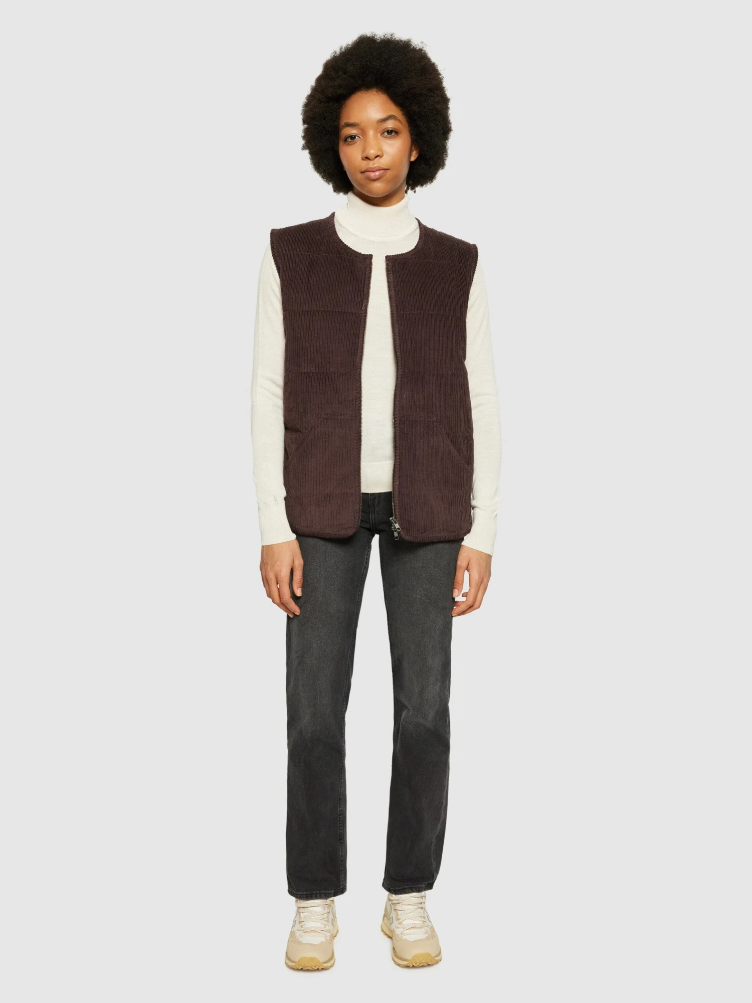 Corduroy Overshirt - Chocolate Plum 6 Corduroy Overshirt - Chocolate Plum - Image 4