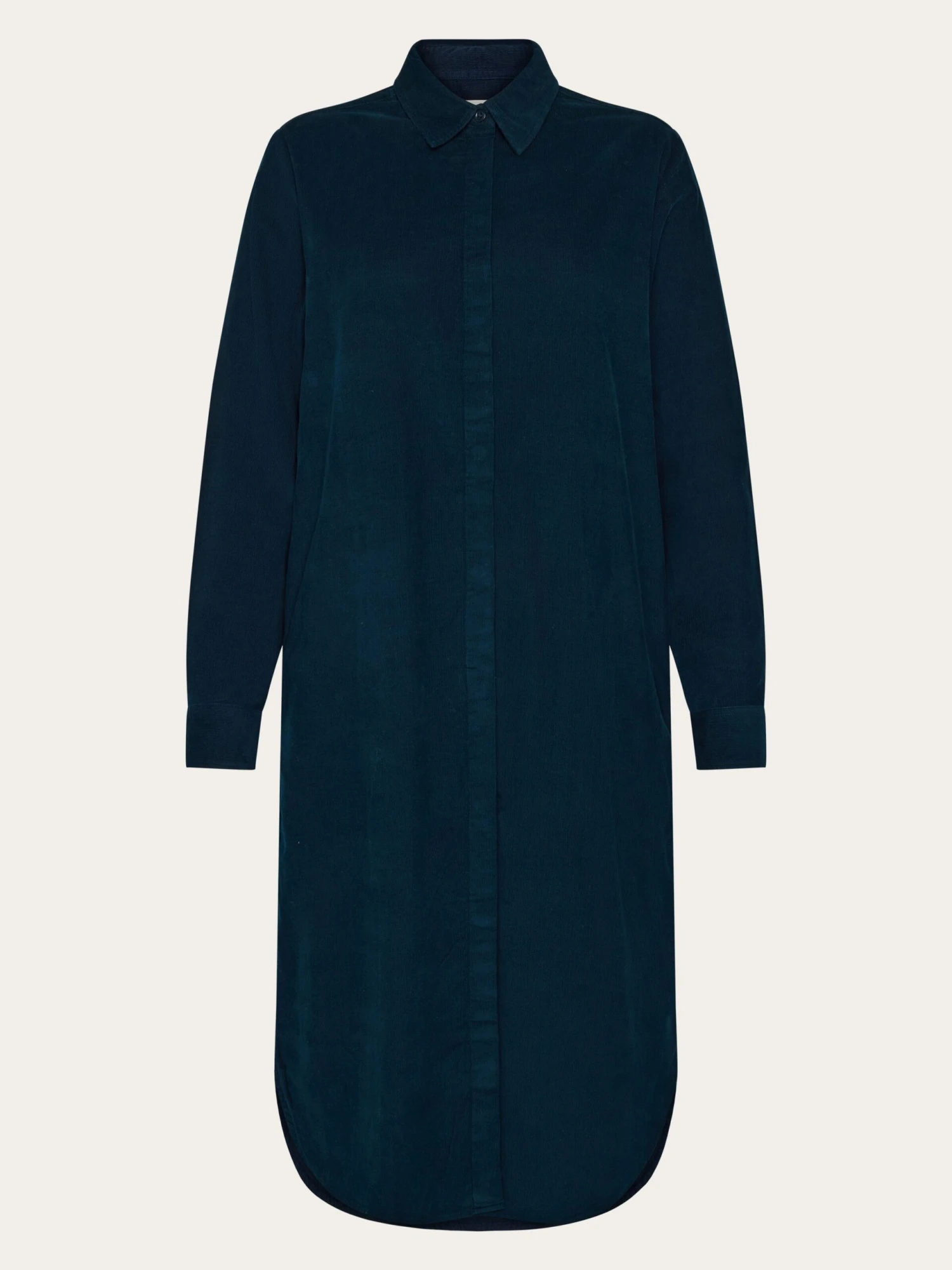 Corduroy Shirt Dress - Total Eclipse 3 Corduroy Shirt Dress - Total Eclipse