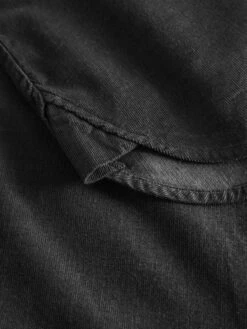 Corduroy Shirt Dress - Black Jet -Knowledge Cotton Apparel Store Corduroy shirt dress Dresses 2200035 1300 Black Jet 7