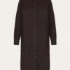 Corduroy Shirt Dress - Chocolate Torte -Knowledge Cotton Apparel Store Corduroy shirt dress Dresses 2200035 1487 Chocolate Torte