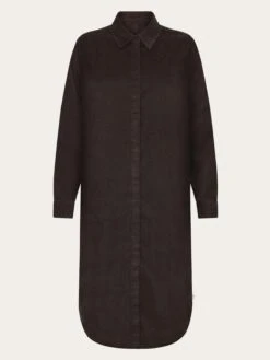 Corduroy Shirt Dress - Chocolate Torte