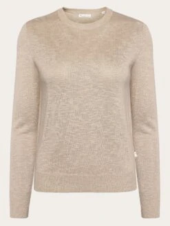 Crew Neck Knit Tencel™ - Light Feather Gray