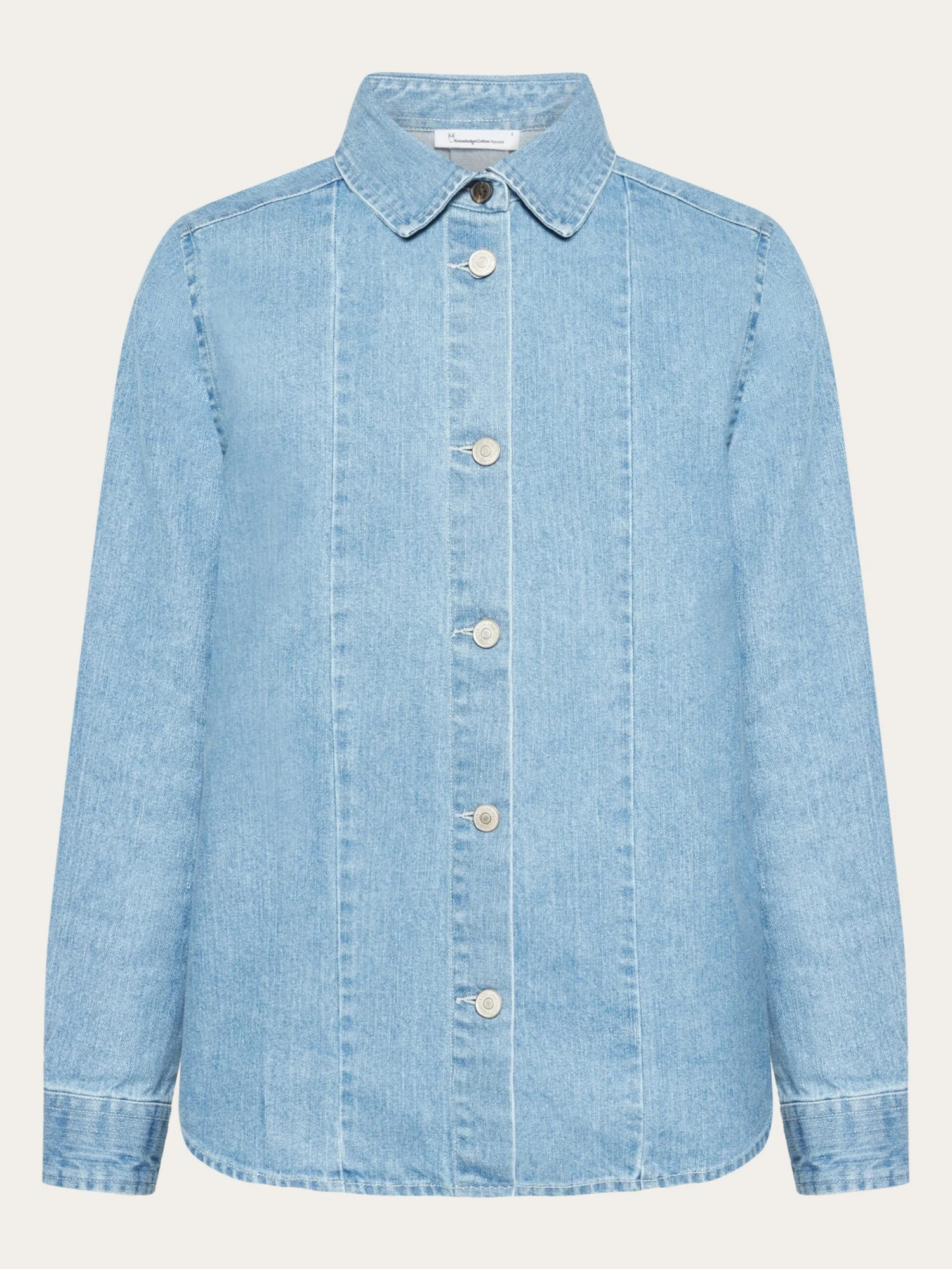 Denim Shirt - GOTS/Vegan - Light Blue Denim 3 Denim Shirt - GOTS/Vegan - Light Blue Denim
