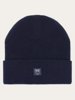 Double Layer Wool Beanie - Total Eclipse 11 Double Layer Wool Beanie - Total Eclipse -Knowledge Cotton Apparel Store Double layer wool beanie Hats 82206 1001 Total Eclipse 2