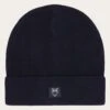 Double Layer Wool Beanie - Total Eclipse -Knowledge Cotton Apparel Store Double layer wool beanie Hats 82206 1001 Total Eclipse 268ecbfa e2ed 4595 b15d 1dc37ee52503