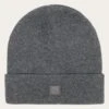 Double Layer Wool Beanie - Dark Grey Melange 2 Double Layer Wool Beanie - Dark Grey Melange -Knowledge Cotton Apparel Store Double layer wool beanie Hats 82206 1073 Dark Grey Melange
