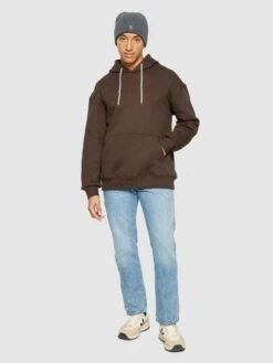 Double Layer Wool Beanie - Dark Grey Melange -Knowledge Cotton Apparel Store Double layer wool beanie Hats 82206 1073 Dark Grey Melange 5