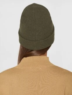Double Layer Wool Beanie - Forrest Night -Knowledge Cotton Apparel Store Double layer wool beanie Hats 82206 1090 Forrest Night 2
