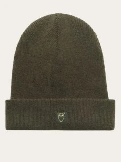 Double Layer Wool Beanie - Forrest Night