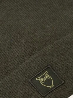 Double Layer Wool Beanie - Forrest Night -Knowledge Cotton Apparel Store Double layer wool beanie Hats 82206 1090 Forrest Night 4