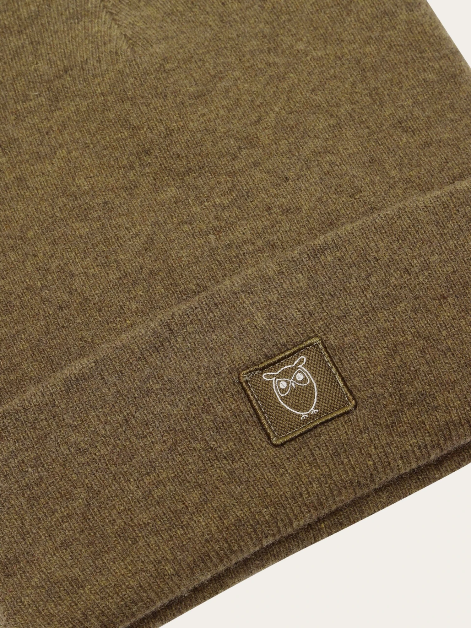 Double Layer Wool Beanie - Dark Olive 6 Double Layer Wool Beanie - Dark Olive - Image 4