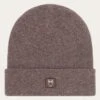Double Layer Wool Beanie - Demitasse (brown) 1 Double Layer Wool Beanie - Demitasse (brown) -Knowledge Cotton Apparel Store Double layer wool beanie Hats 82206 1243 Demitasse brown