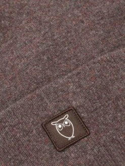 Double Layer Wool Beanie - Demitasse (brown) 9 Double Layer Wool Beanie - Demitasse (brown) -Knowledge Cotton Apparel Store Double layer wool beanie Hats 82206 1243 Demitasse brown 3