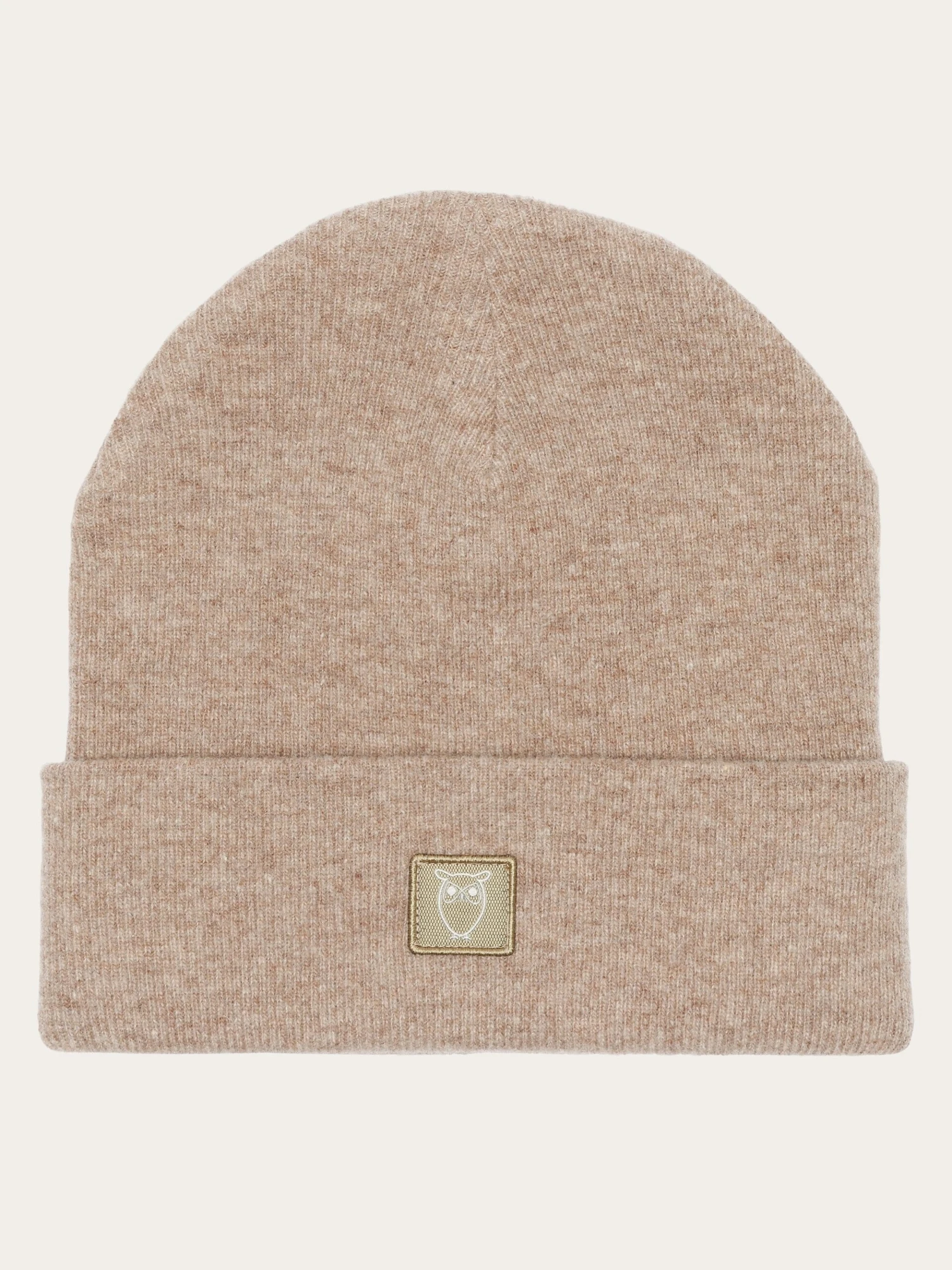 Double Layer Wool Beanie - Kelp Melange 5 Double Layer Wool Beanie - Kelp Melange - Image 3