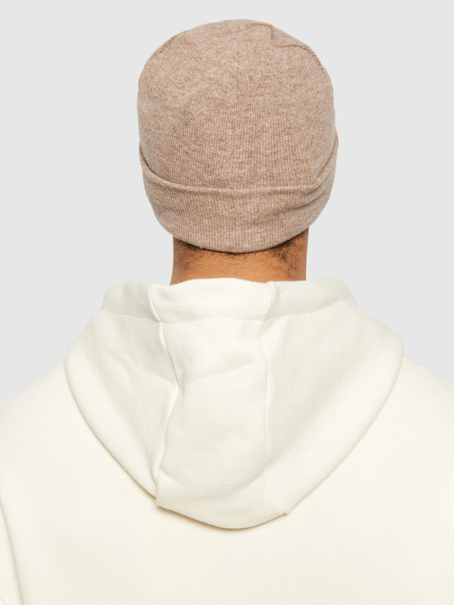 Double Layer Wool Beanie - Kelp Melange 7 Double Layer Wool Beanie - Kelp Melange - Image 5